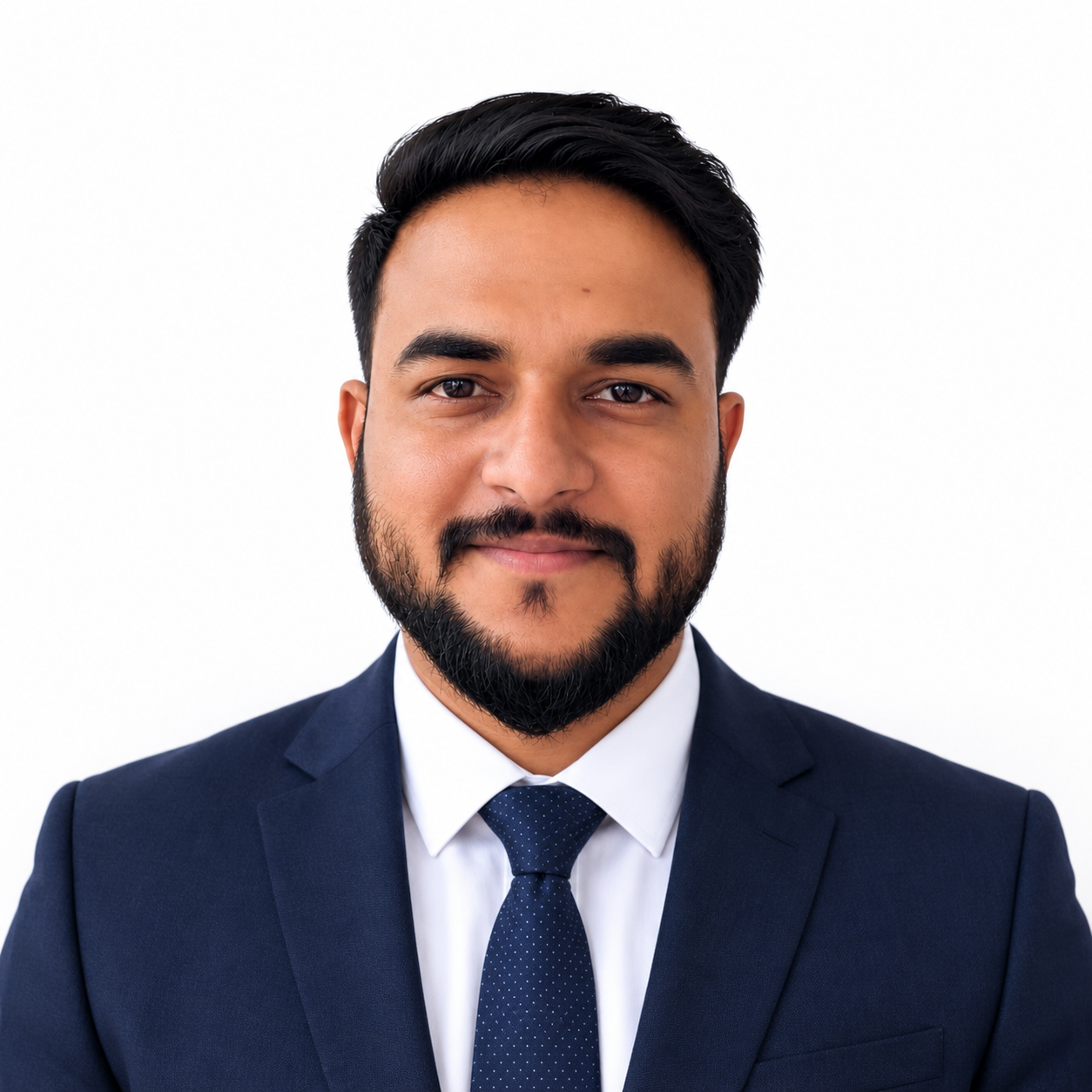 Portrait of Rizwan Khan, industrial engineer